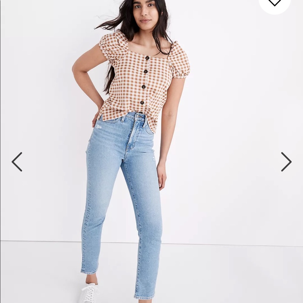 Madewell Mom Jean in Harnett Wash Size 25